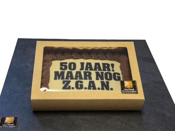 Chocolade tablet 50 jaar